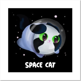 Space Cat Posters and Art